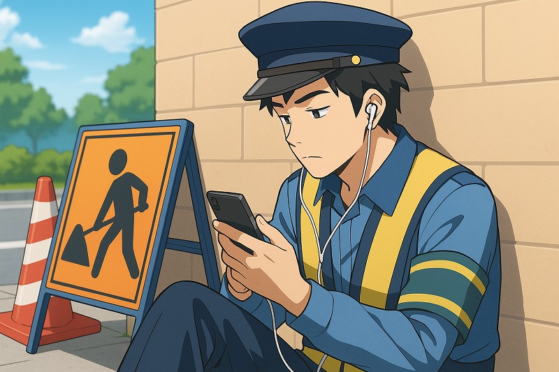 警備員がやってはいけない暇つぶし行為