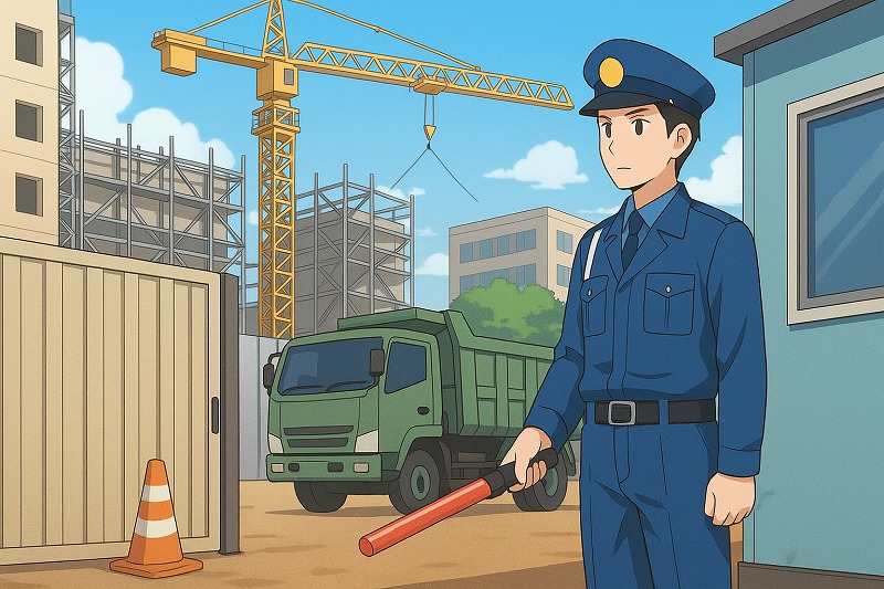 建築現場で活躍する警備員の役割とは