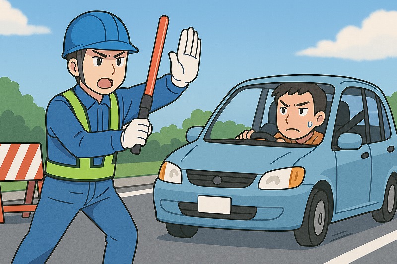 交通誘導員の指示に従わないとどうなる？事故や責任リスクを徹底解説